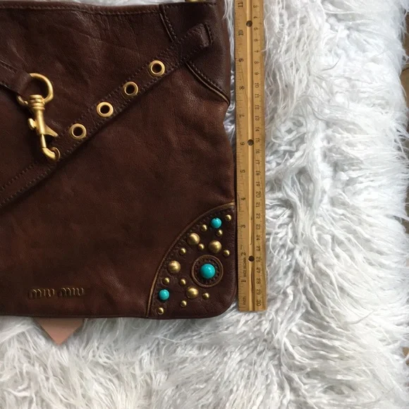 ✅️SOLD✅️Host Pick x2 MIU MIU/PRADA Leather Bag w/dust bag - Picture 14 of 17